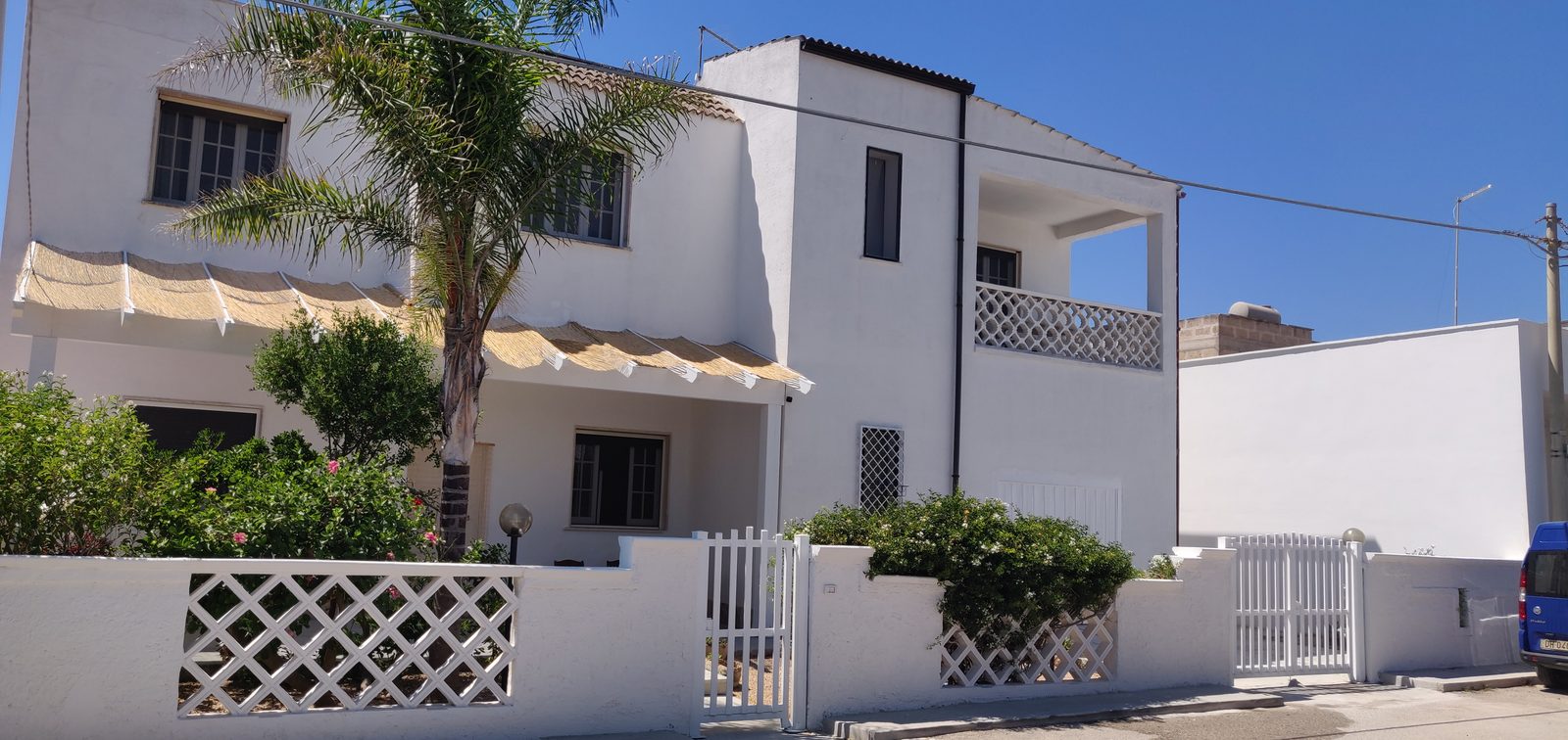 Villa Litus vista dal fronte, San Pietro in Bevagna